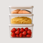 3-teiliges Vakuumbehälter-Set (S, M, L) aus hochwertigem SAN-Polymer, BPA-frei